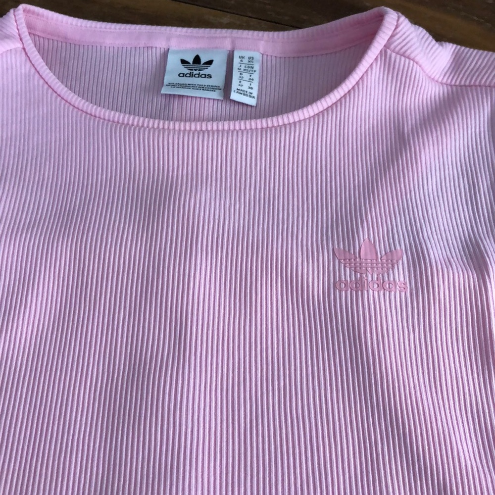 Adidas pink tank top